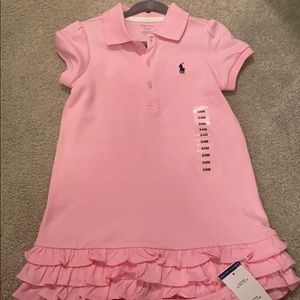 Brand new with tags pink polo dress 24 m